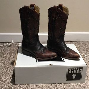 Frye billy free bird black boots size 7.5